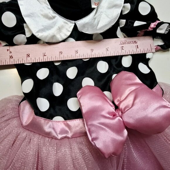 Disney Baby Girls Minnie Mouse Dress Size 12-24 Months Pink Tulle Ballet Dots - Picture 13 of 14